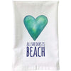 Ocean Heart Flour Sack Towel