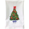Cardinal Christmas Tree Flour Sack Towel