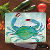 Clawdia Crab Glass Cutting Board