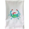 Clawdia Crab Santa Flour Sack Towel