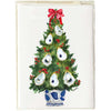 Gilded Oyster Christmas Tree Boxed Note Cards
