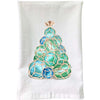 Glass Float Christmas Tree Flour Sack Towel