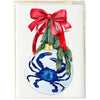 Blue Crab Ornament Boxed Note Cards
