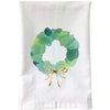 Sea Glass Wreath Flour Sack Towel