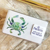 Sea Glass Crab Mini Notes