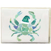 Sea Glass Crab Santa Box Note Cards
