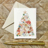 Seashell Christmas Tree Boxed Note Cards