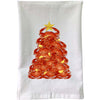 Steamed Crabs Christmas Tree Flour Sack Towel