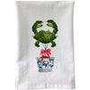 Crab Topiary Flour Sack Towel