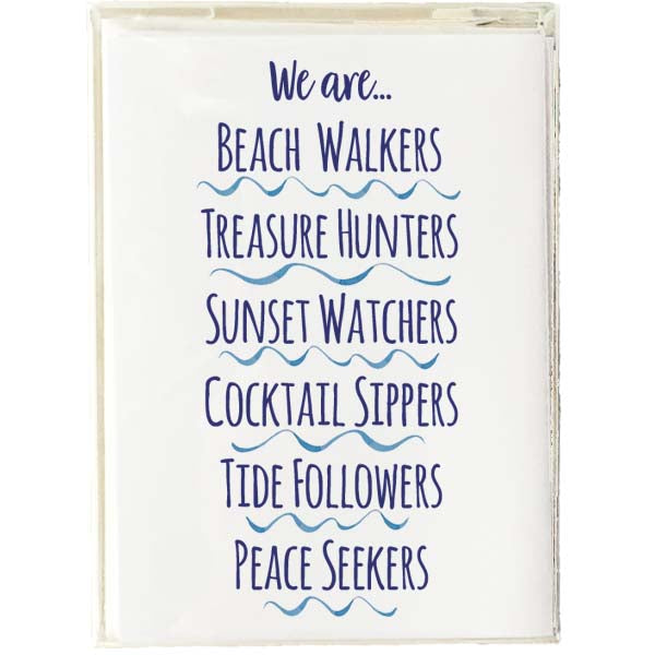 Beach Walker Beach Boxed Note Card Set – SeaCrateClub