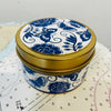 Blue & White Candle TIn