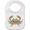 Boho Crab Baby Bib