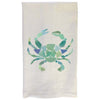 Sea Glass Crab Kitchen Towel