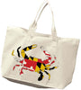 Maryland Flag Crab Zipper Tote